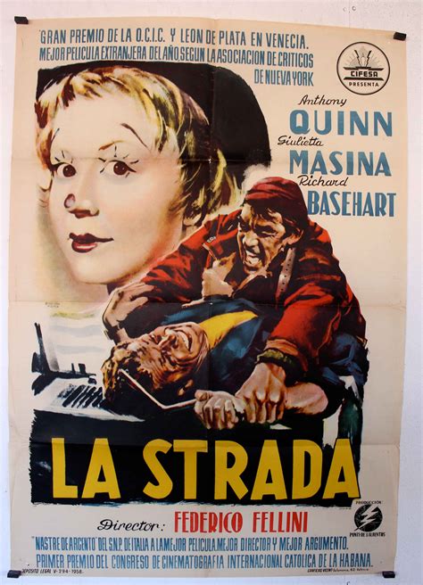 Matte, coated, canvas, forex buy as images, print high quality poster., pfilm2786, poster satış, all postersla strada. "STRADA, LA" MOVIE POSTER - "LA STRADA" MOVIE POSTER