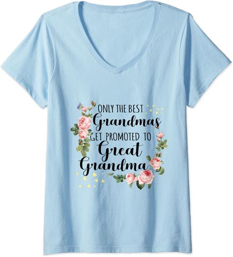 Womens Only The Best Grandma Get Promoted To Great Grandma