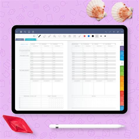 Undated Digital Planner For Goodnotes 40 Custom Covers 500 Templates