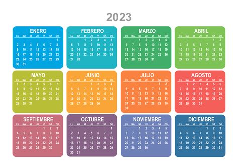 Calendarios 2023 Para Imprimir Mexico Imagesee