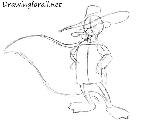 How To Draw Darkwing Duck