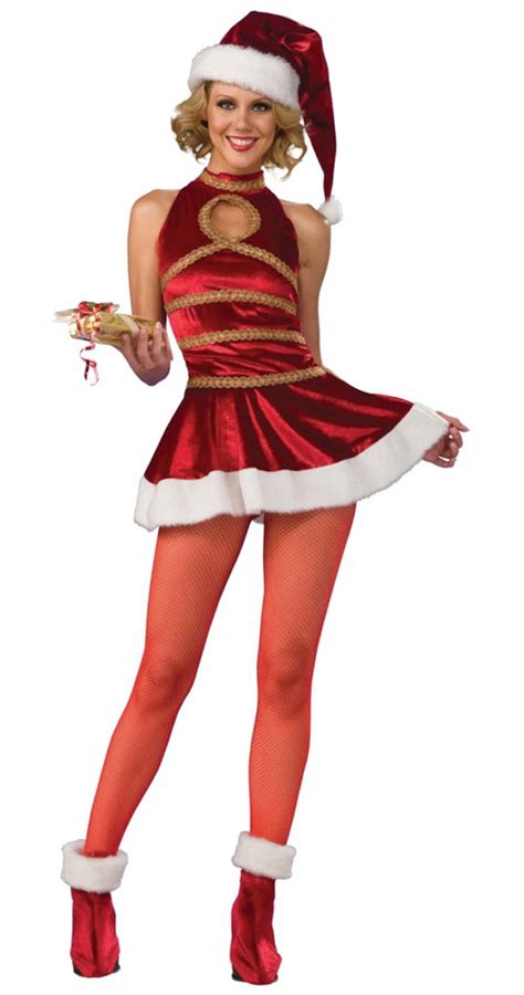 Sexy Santas Helper Miss Ms Mrs Claus Costume