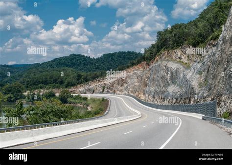 Appalachian Mountain Highway Stock Photo Alamy