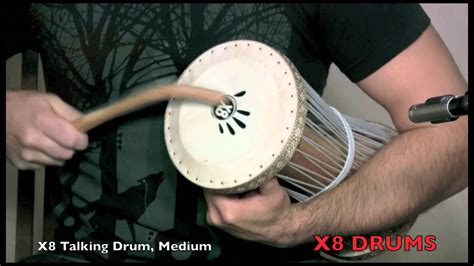 X8 Talking Drum Medium Youtube