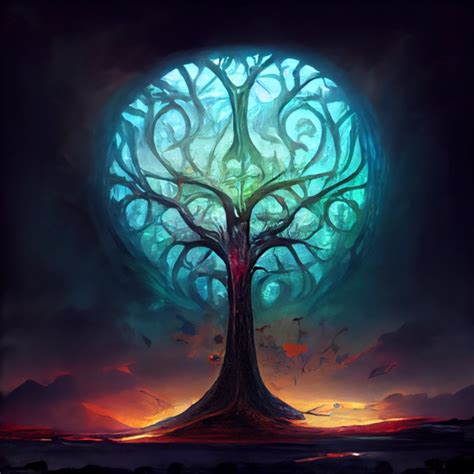 Tree Of Life Fantasy Midjourney Openart