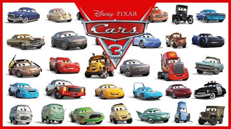 The Cars Movie Characters