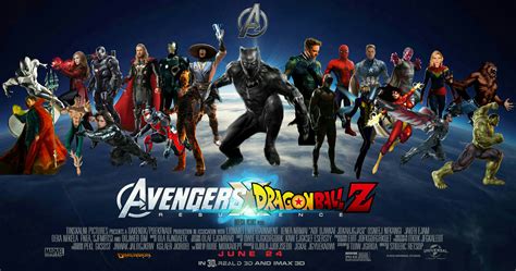 Pinmazing dragon ball 3d lenticular poster. Avengers X Dragon Ball Z: Resurgence by GodSaiyan-96 on ...