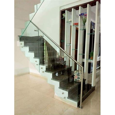 Stairs Glossy Glass Staircase Railing For Home And Hotel At Rs 2200running Feet In Ludhiana