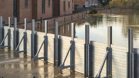 Flood Barriers Deployed Amid Rising Severn Levels Bbc News