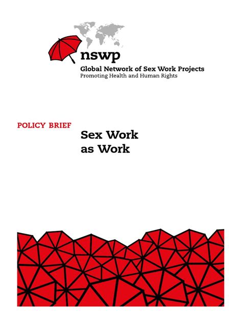Sex Work As Work Pdf International Labour Organization Employment