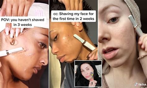 Should Every Woman Shave Her Face Experts Reveal Why Trimming Your Hair Is In Daily Mail Online