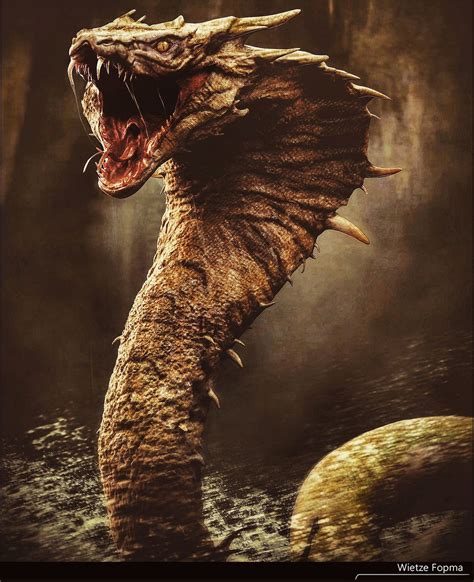 ArtStation - Ancient Gods, Wietze Fopma | Monstros, Arte de serpente