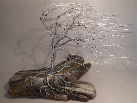 TotallyTwistedTrees Wire Tree Sculpture Tree Sculpture Driftwood