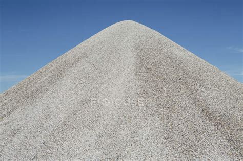 Gravel Pile In Desert — Horizontal Background Stock Photo 138811848
