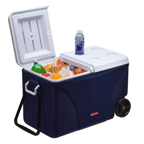 Rubbermaid 75 Qt 5 Day Wheeled Ice Chest Blue