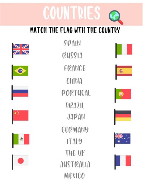 A printable pdf version of the flag is also available. Flags and countries interactive worksheet