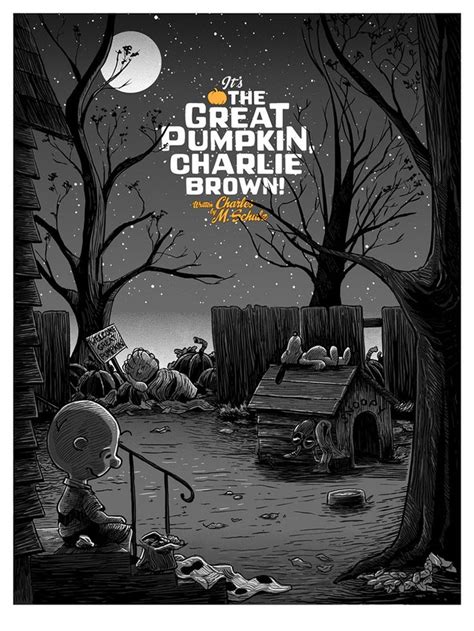 Its The Great Pumpkin Charlie Brown Halloween Art Prints By Tim