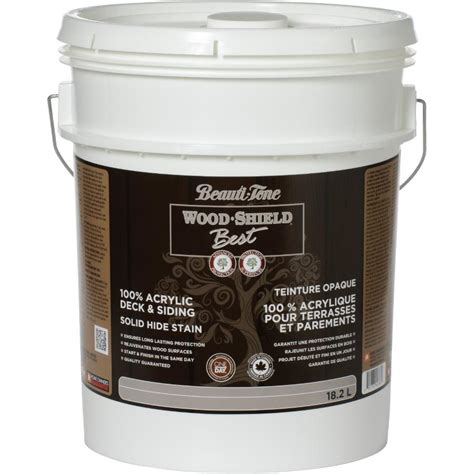 Shop from the comfort of home. Beauti-tone Wood Shield Best - 18.2L Acrylic Deck and ...