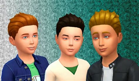 My Sims 4 Blog Short Spiky Hair For Boys By Kiara24