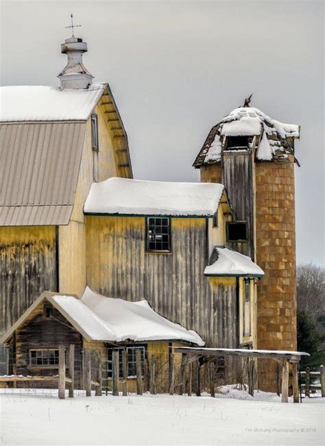 Gray And Yellow By Tim Mulcahy On Capture Wisconsin Country Barns