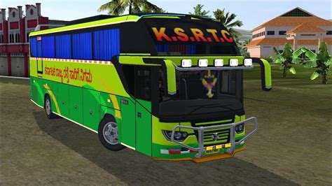 Ksrtc Green Colour Old Bus Hd Livery For Srikandi Bus Bussid Youtube