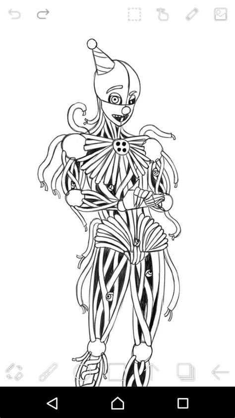 Fnaf Ennard Coloring Pages Too Lazy To Complete The Full Coloring