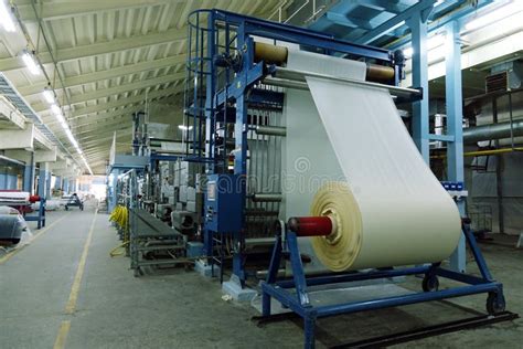 Industrial Textile Factory Stock Photo Image Of Black 5236786