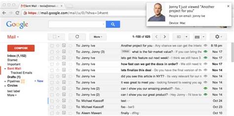 It works on all kinds of google apps and services. Gmail Can Now Notify You When a Recipient Reads Your Email ...