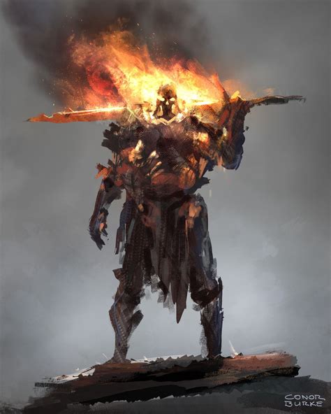 Fire Warriors By Conor Burke The Art Showcase High Fantasy Dark