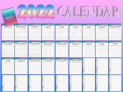 2022 Planner Annual Calendar Printable Digital Download Daily Etsy 7815 Hot Sexy Girl