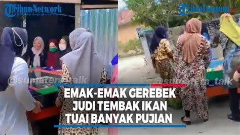 Viral Tuai Banyak Pujian Aksi Dari Emak Emak Usai Gerebek Lokasi Judi