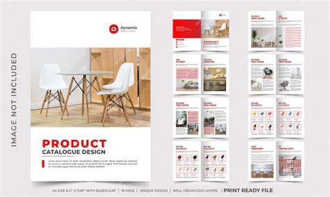Premium Vector Company Product Catalog Design Template