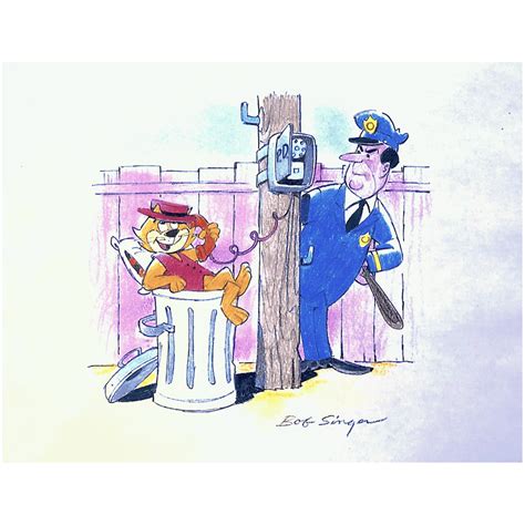 Bob Singer Top Cat And Officer Dibble Artists From Generation Gallery Uk