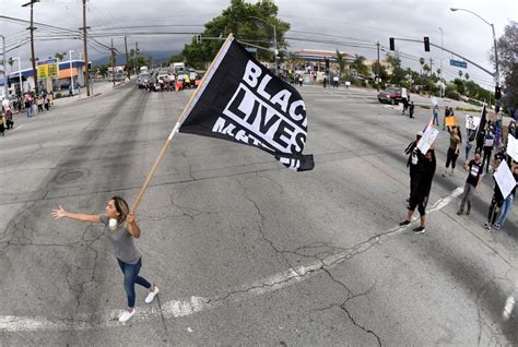 Hundreds March Down Pomona Streets To Protest Police Violence San