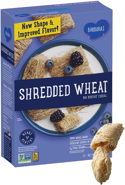 Barbaras Shredded Wheat Cereal Barbaras Breakfast Cereal Snacks