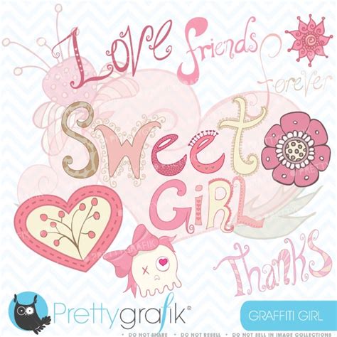 Girl Graffiti Clipart Commercial Use Vector Graphics