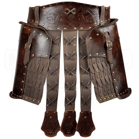 Odomar Viking Leather Tassets Rt 251 By Medieval Armour Leather