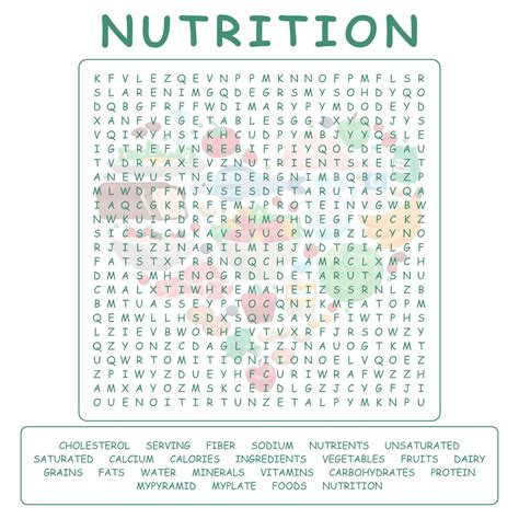 9 Best Images Of Wellness Word Search Puzzle Printable Healthy Eating