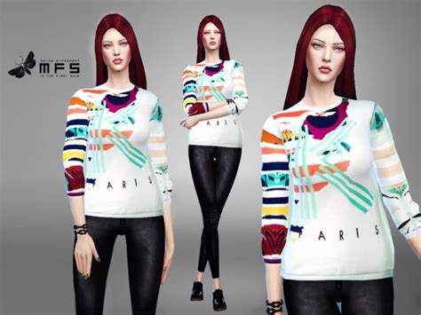 Missfortune Sims Paris Jumper By Miss Fortune Sims • Sims 4 Downloads