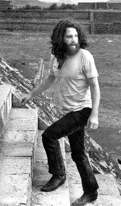 Jim Morrison Muses It Men Jim Morrison Jim Morrison Beard The