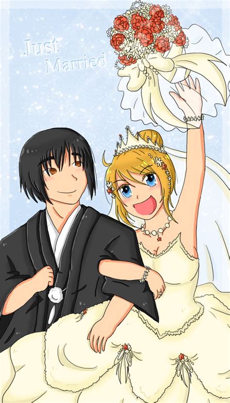 kiku x emily just married by sparxpunx on deviantart hetalia anime just married