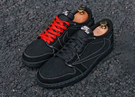 Fresh Look Travis Scott X Air Jordan 1 Low ‘black Phantom Sneaker