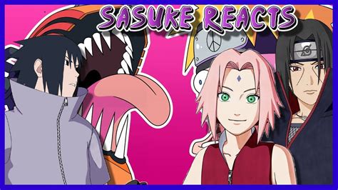 Sasuke Reacts To Chainsaw Man Vs Naruto Youtube