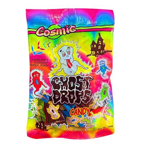 Cosmic Ghost Drops Candy Multi Flavour Bag 144g