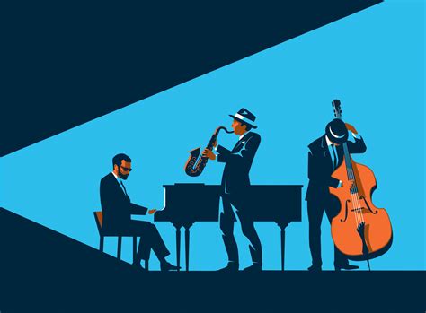 Jazz Band Art And Illustration Hipster Illustration Magazine Illustration Illustrations