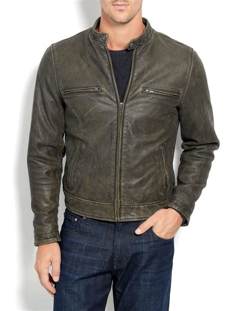 Bonneville Leather Jacket Lucky Brand
