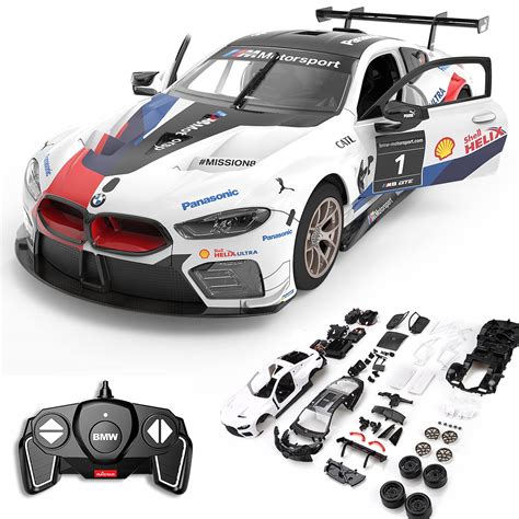 Buy Rastar 118 Bmw M8 Gte Rc Racing Car Diy Kits To Build For Kids And