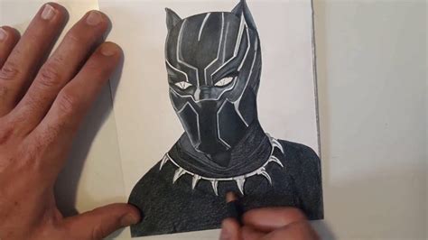 C Mo Dibujar A Black Panther Realista Paso A Paso Muy F Cil Dibuja F Cil
