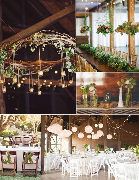 Rustic Wedding Decoration And Favors For Spring Wedding
