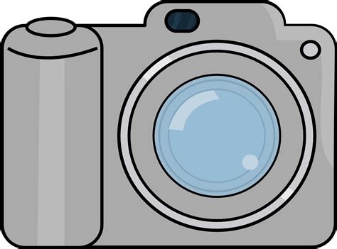 Free Photography Clipart Camera With Lens On It Clipartdev